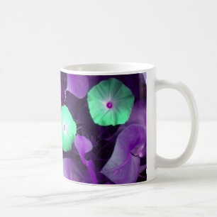 Green N Violet Morning Glories Mug
