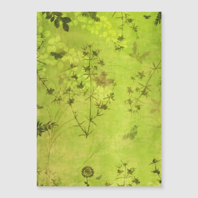 Green Nature Forest Wildflowers Butterfly (Front)