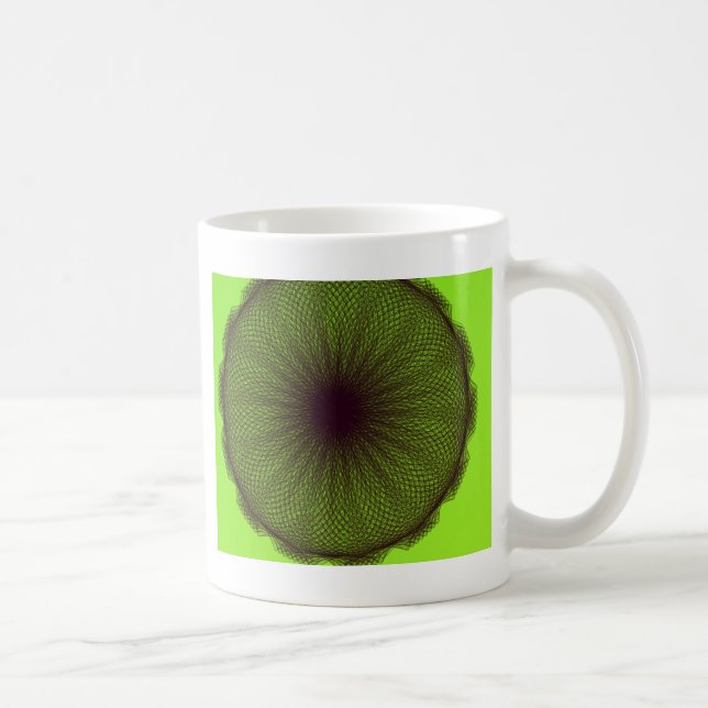 green nature mother nature coffee mug (Right)