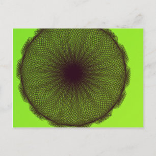 green nature mother nature postcard