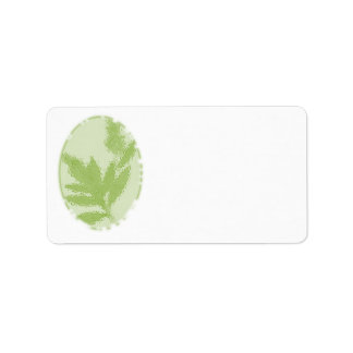 Green, Nature Themed Address Labels