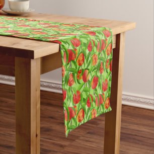 Green Nectarines Short Table Runner