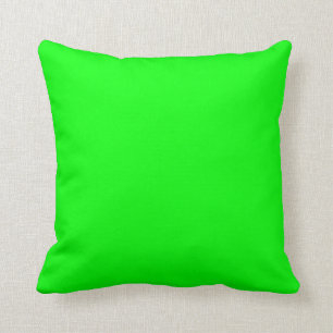 Green Neon Colour Customise This Cushion