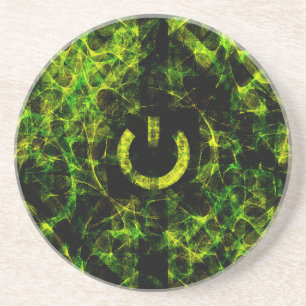 Green Neon Fire Coaster