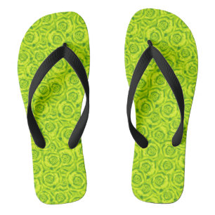 Green neon thongs