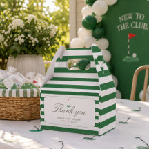 Green New to the Club Preppy Classic Baby Shower