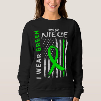 Green Niece Kidney Disease Cerebral Palsy Awarenes Sweatshirt