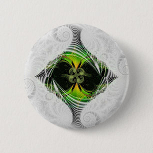 Green Nirvana 6 Cm Round Badge