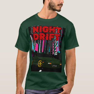 Green Nissan 240sx Night Drift T-Shirt