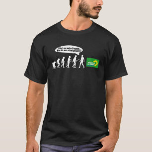 Green No Danke Statement Evolution Anti Green Prot T-Shirt