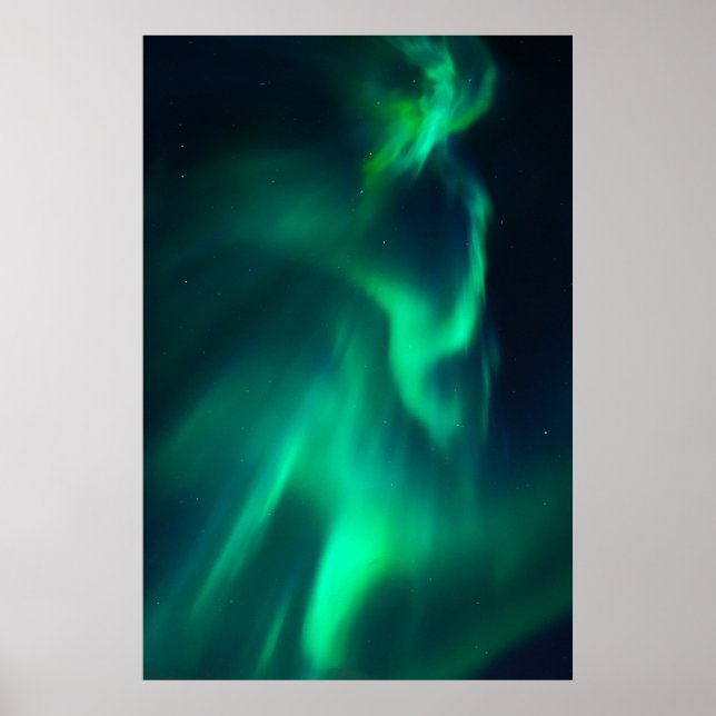 Green northern lights poster (Front)