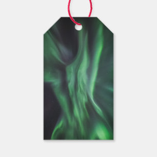 Green Northern Lights Sky Gift Tags