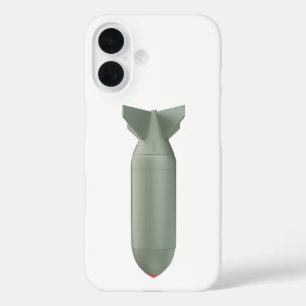 Green nuclear bomb iPhone 16 case