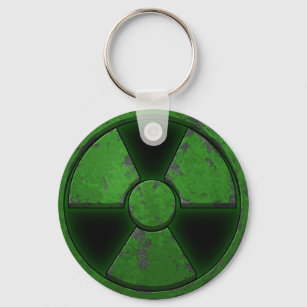 Green Nuke Key Ring