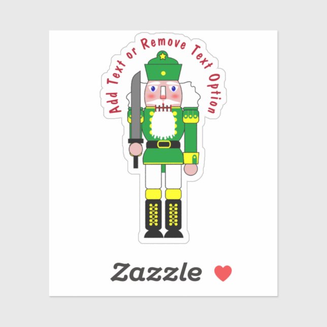 Green Nutcracker Soldier Christmas (Sheet)