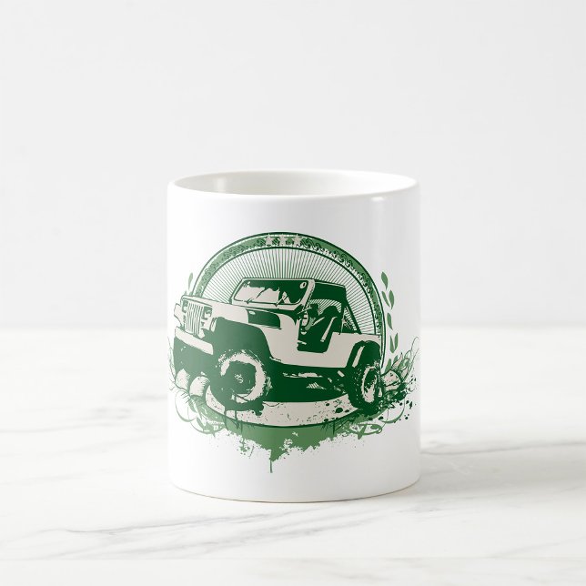 Green Off-Road 4x4 Vehicle Coffee Mug (Creator Uploaded)