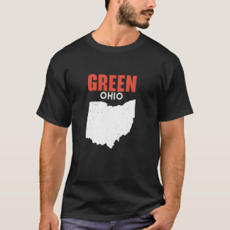 GREEN Ohio USA State America Travel Ohioan  T-Shirt