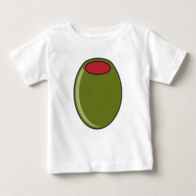 Green olive baby T-Shirt (Front)