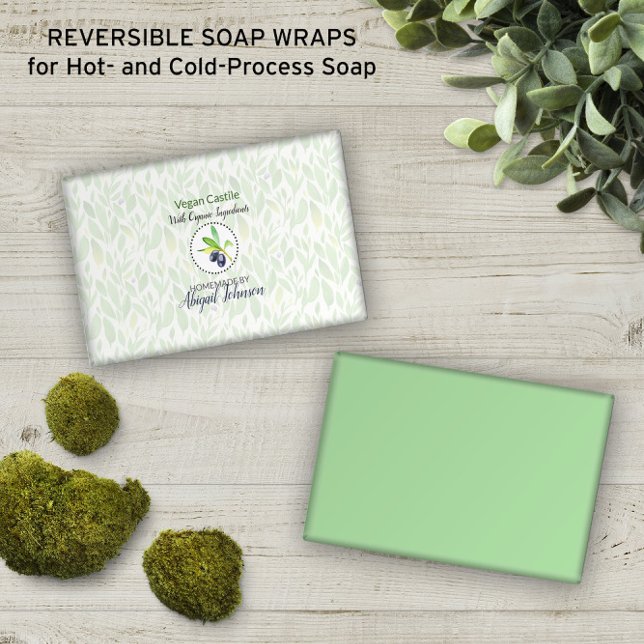 Green Olive Leaves 🍃 Castile Soap Packaging Paper (Green Olive Leaves 🍃 Castile Soap Packaging Paper
)