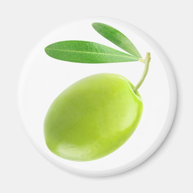 Green olive magnet (Front)