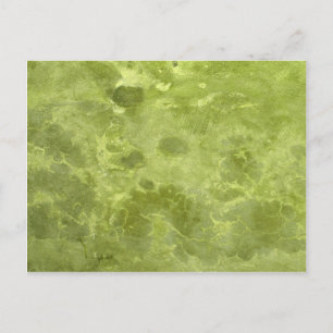 Green olive marble vintage chic elegant pattern postcard