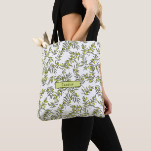 Green Olive Tree Alternate Tote Bag