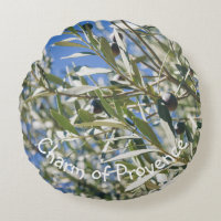Green Olive Tree with Black Fruits
