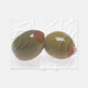 Green Olives Fleece Blanket