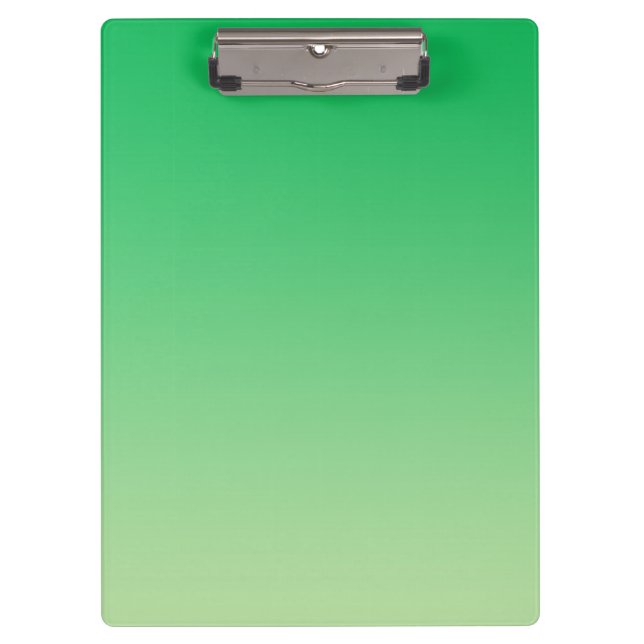 “Green Ombre” Clipboard (Front)