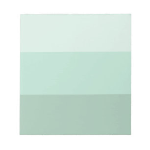 Green Ombre Striped Notepad