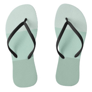 Green Ombre Striped Thongs