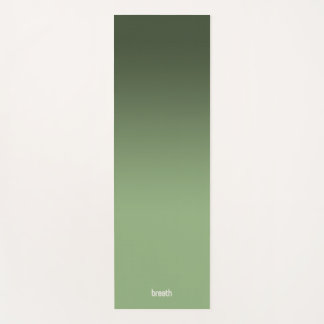 Green Ombre Yoga Mat–Flow in Color, Ground in Calm Yoga Mat