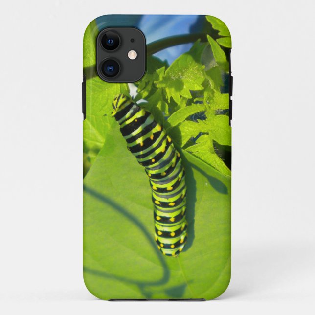 Green on Green Caterpillar iPhone 5 case (Back)
