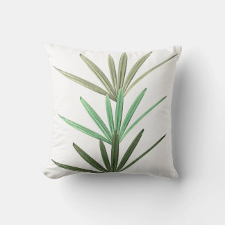 Green on White Cushion