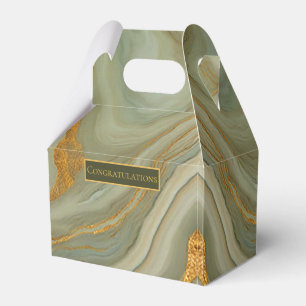 Green Onyx Stone Pattern Favour Box