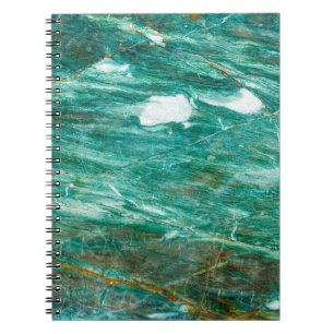 Green or Emerald Marble texture background Notebook