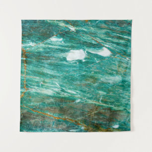 Green or Emerald Marble texture background Tapestry