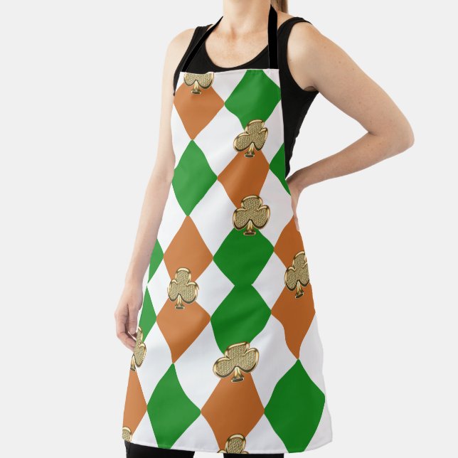 green orange clover apron (Insitu)