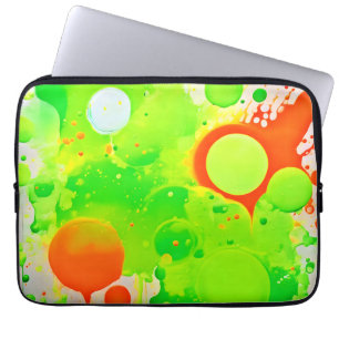 Green & Orange Hues Laptop Sleeve