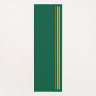 Green & Orange Yoga Mat 