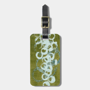 Green Orbs I Luggage Tag