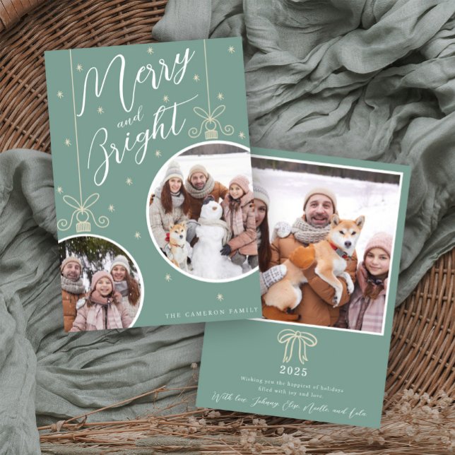 Green Ornament Christmas Card (Creator Uploaded)