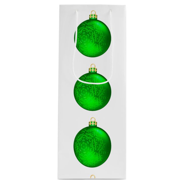 Green Ornament Gift Bag (Front)