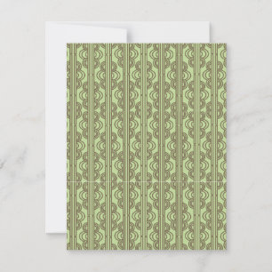Green Oval Chains Card
