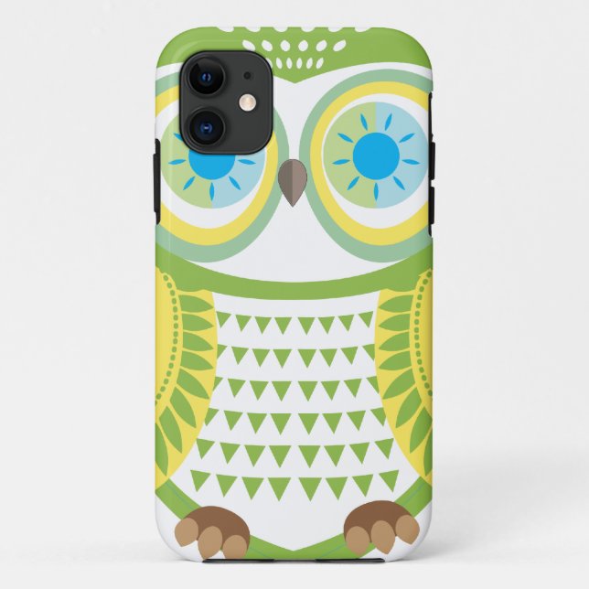 Green Owl iPhone 5 Case (Back)