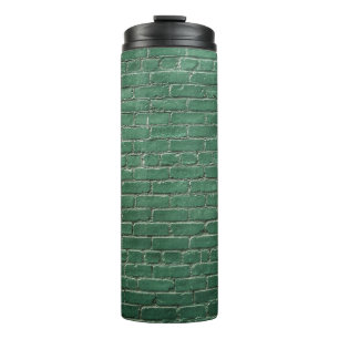 Green painted wall thermal tumbler