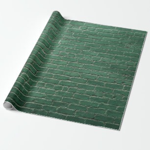 Green painted wall wrapping paper