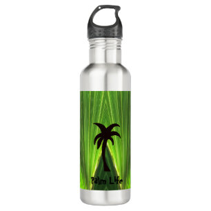 Green Palm Frond 710 Ml Water Bottle