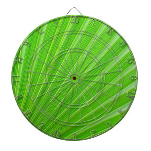 Green palm leaf background dartboard