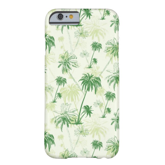 Green Palm Tree Pattern Case-Mate iPhone Case (Back)